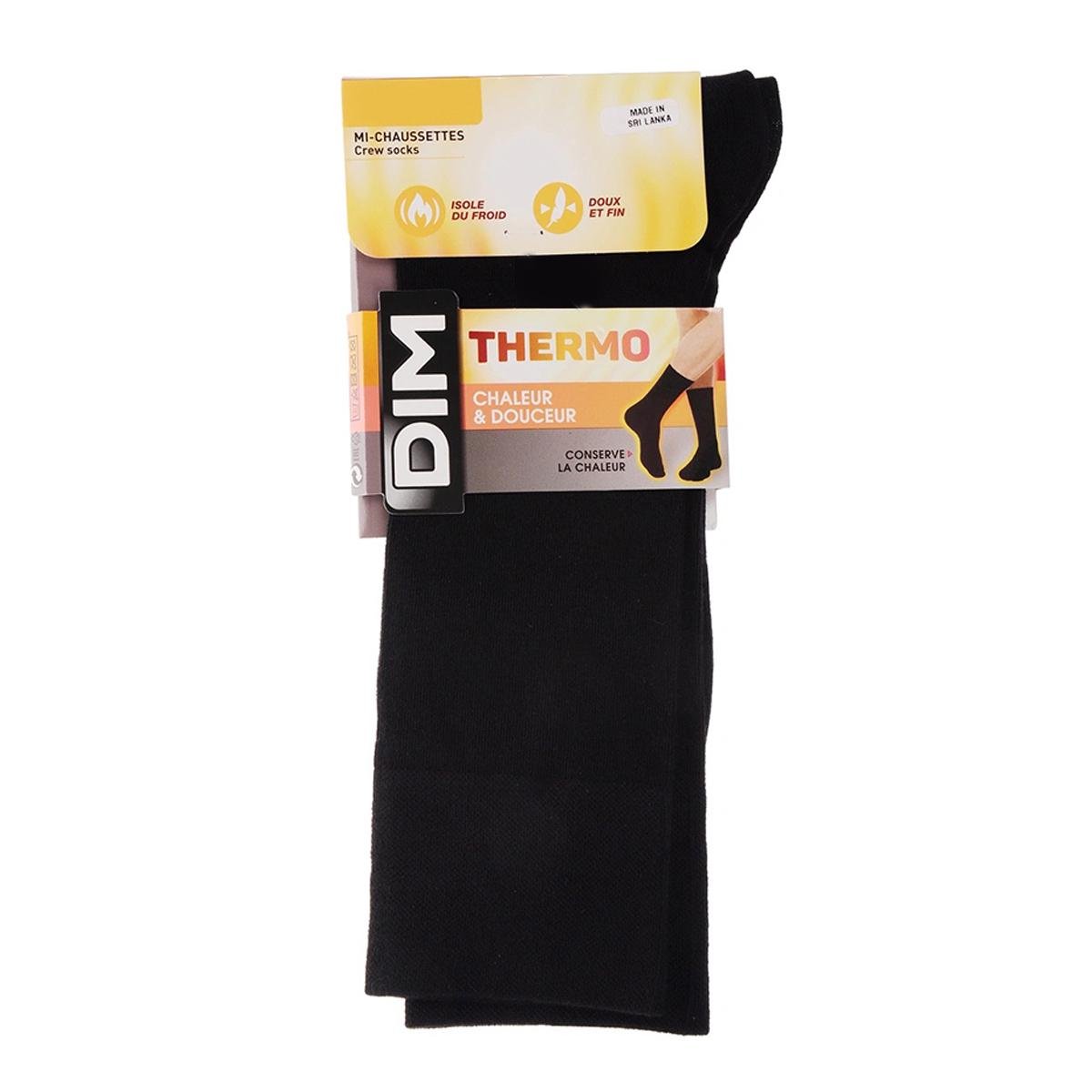 Носки DIM THERMO Noir 1