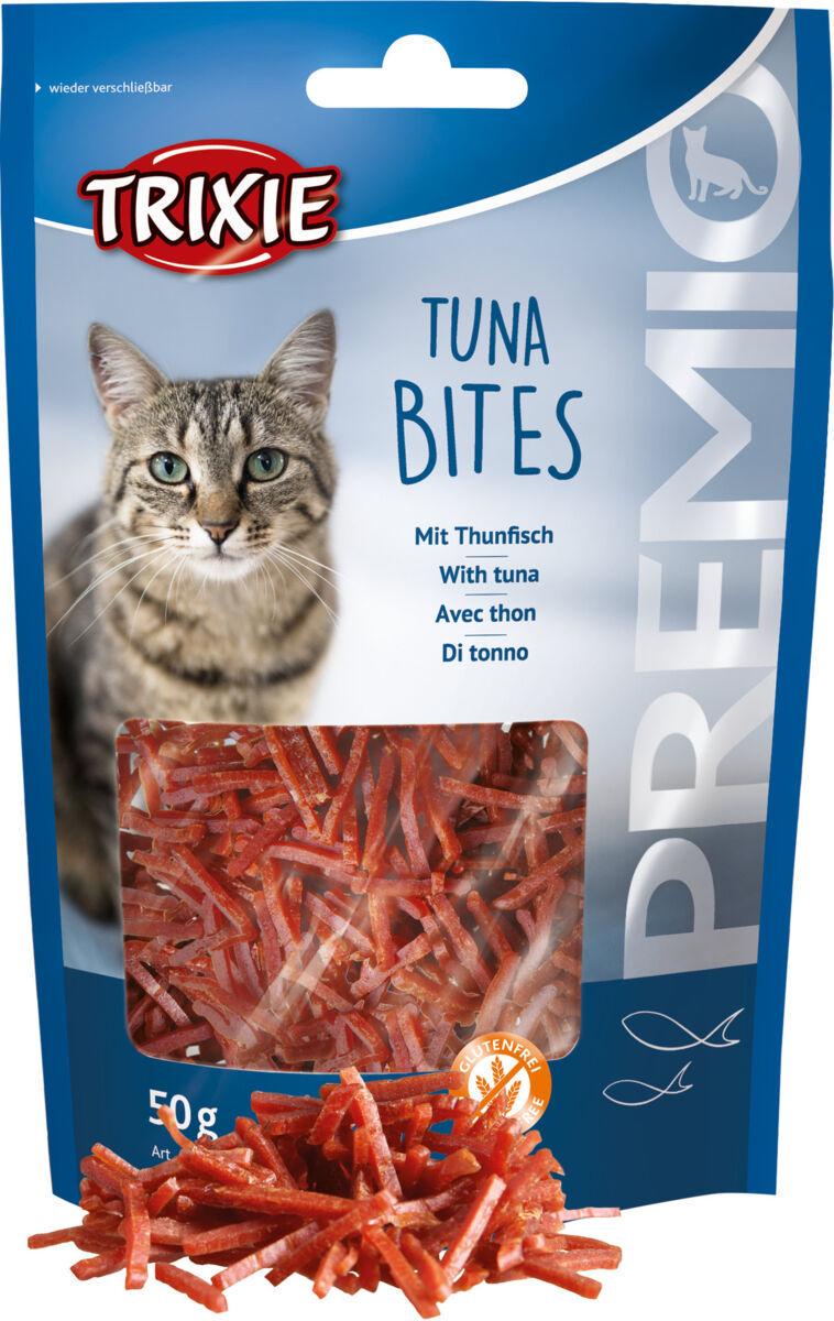 Лакомство для кошек Trixie Premio Tuna Bites кусочки с тунцом и курицей 50 г (1789920327)