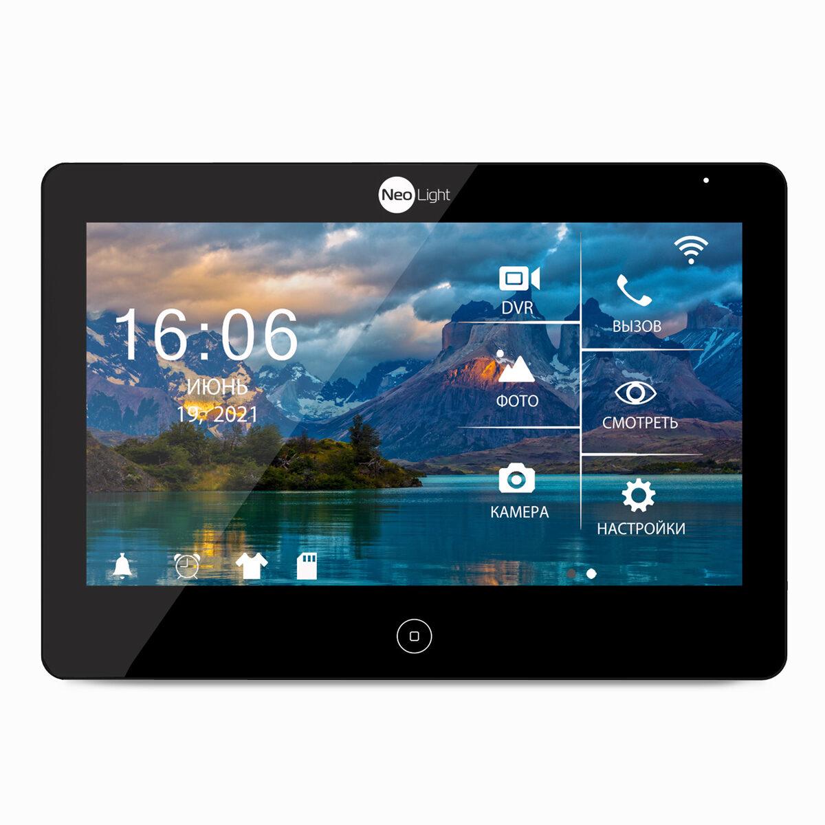 Видеодомофон NeoLight MEZZO HD WF Black (10009)