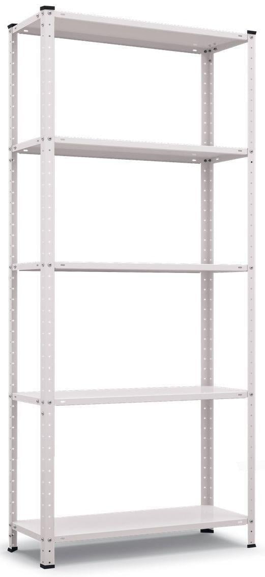 Стеллаж Меткас РЕК-2 35 кг/полку 5 полок металлический 1700x750x300 мм (3DPanda-REK2)