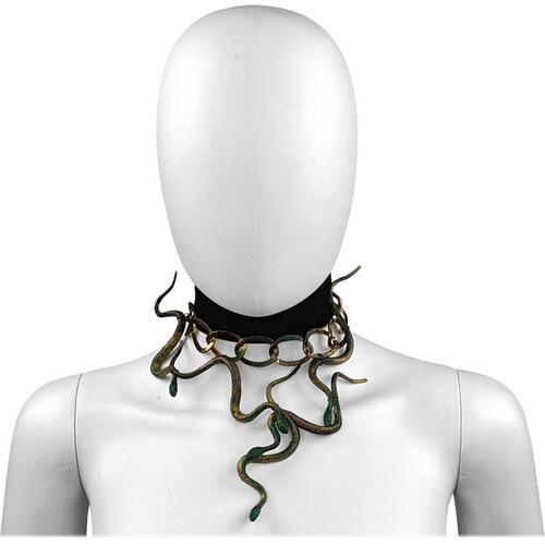 Чокер-колье Медуза Горгона SETA Decor 21-607BLK-GR