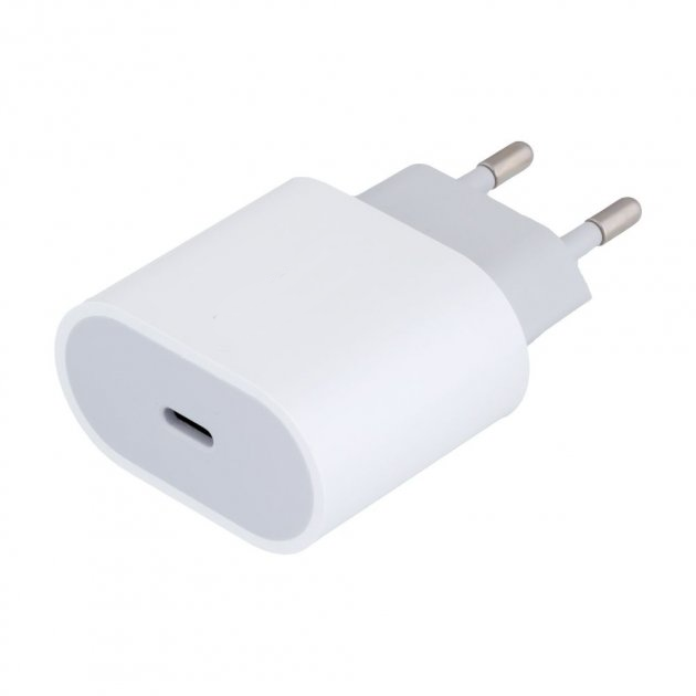 Сетевое зарядное устройство USAMS Travel Adapter 20W USB-C to Lighting для быстрой зарядки White (0f72a1bc)