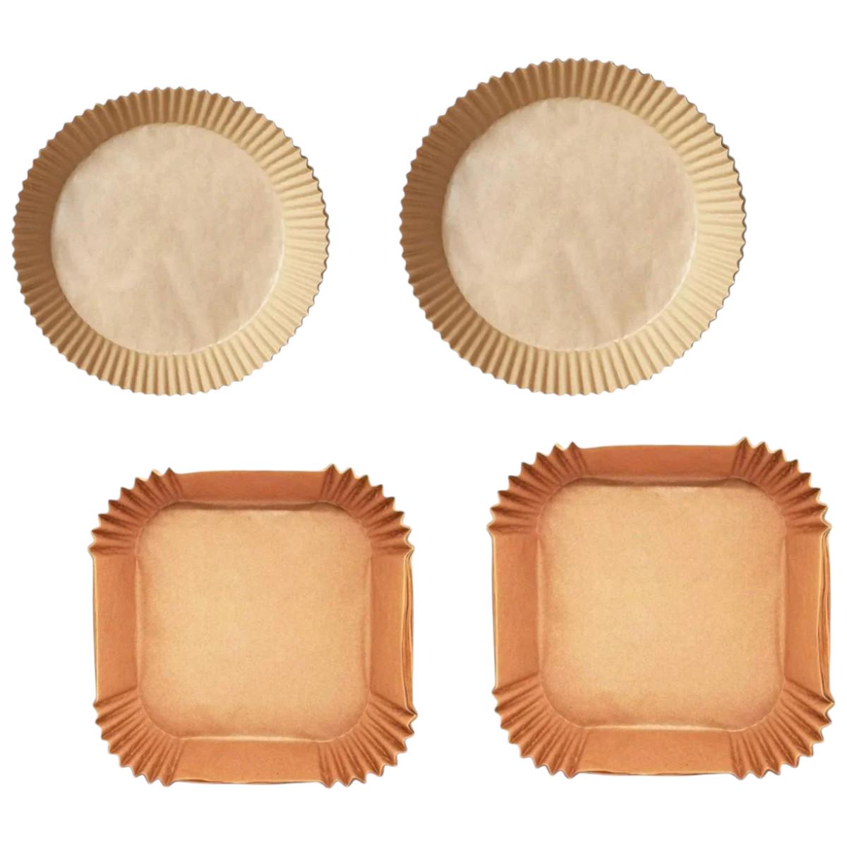 Набір форм пергаментних для аерогрилю мультипечі Kraft 200 шт. 16х4,5 см 20х4,5 см