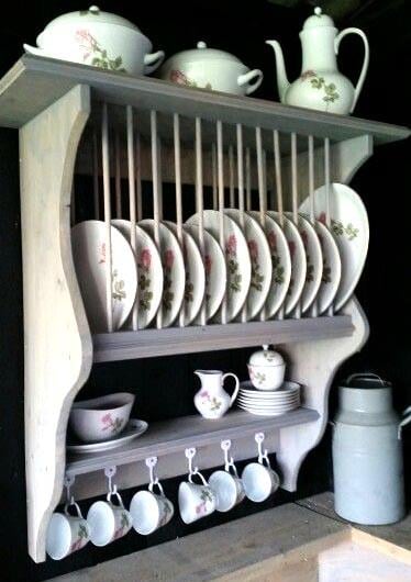 Полка для тарелок и блюд Тихона Зефир (СШП-003320)