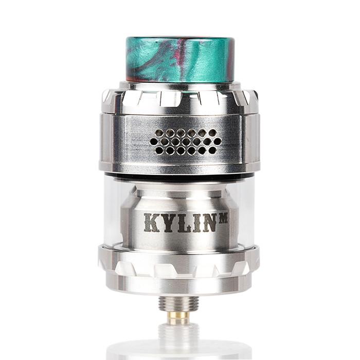 Атомайзер бак для вейпа Kylin M RTA 24 мм 4,5 мл Silver (am415)