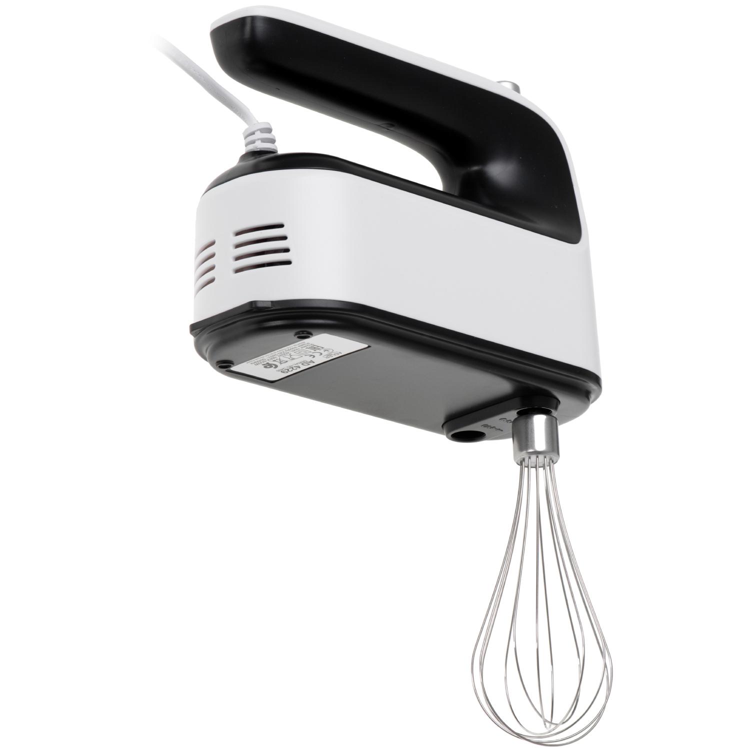 Міксер ручний Adler AD 4229 600W Turbo 9 швидкостей з контейнером для аксесуарів White (AD4229) - фото 4