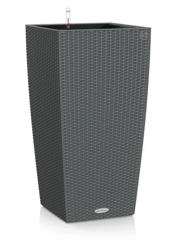 Вазон Lechuzа Cubico Cottage 40 Гранитный (A-013750)