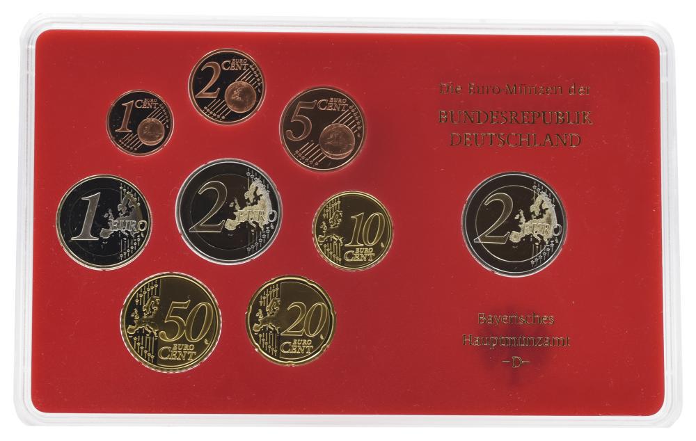 Коллекционные монеты Германия набор из 9 монет евро 2008 UNC D 1/2/5/10/20/50 евроцентов/1/2 евро/памятная 2 евро Блистер (М22714) Коллекционные монеты Германия набор из 9 монет евро 2008 UNC D 1/2/5/10/20/50 евроцентов/1/2 евро/памятная 2 евро Блистер (М22714)