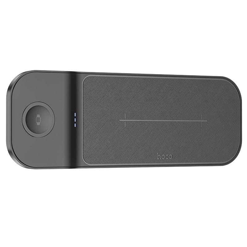 Зарядное устройство беспроводное Hoco CQ6 Power 3-in-1 Wireless Fast Charger Black (00000071072_1)