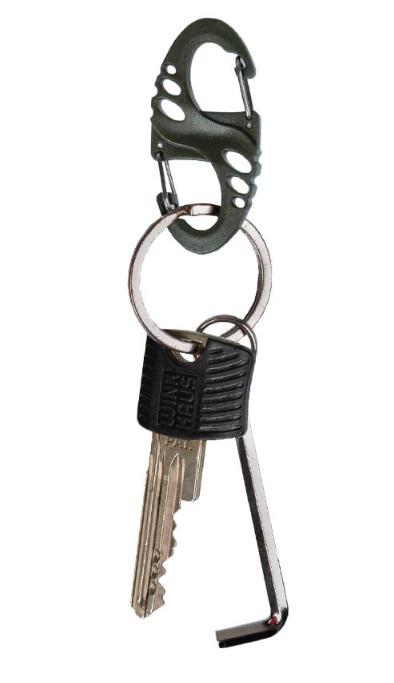 Карабін Mil-Tec S-подібний 10 шт. Olive (13458401) - фото 2