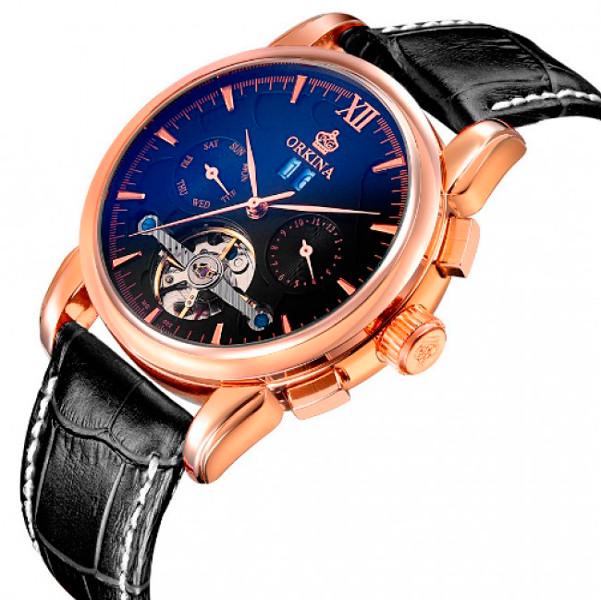 Наручные часы Orkina DeLuxe с автоподзаводом Black (1037342320)