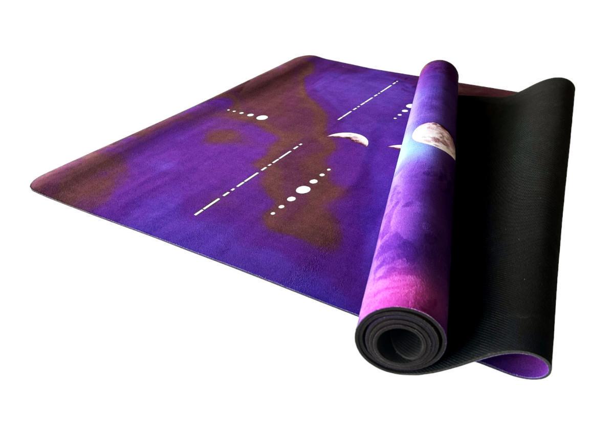 Коврик для йоги EasyFit 3 мм Фиолетовый (EF-1926-1) - фото 2 Коврик для йоги EasyFit 3 мм Фиолетовый (EF-1926-1) - фото 2