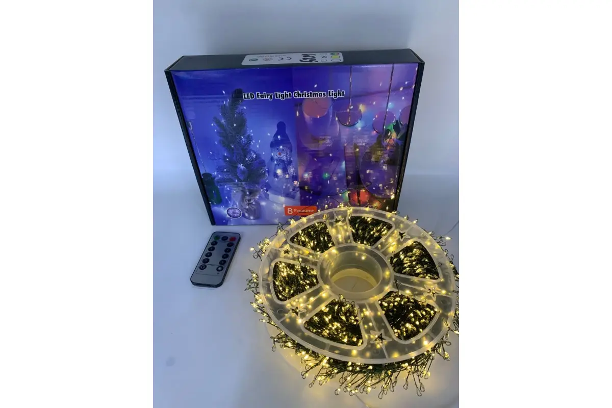 Гірлянда Гілочка з крапель роси 20 м з пультом 600 LED USB/220V 8 режимів Теплий білий (30584142) - фото 3 Гірлянда Гілочка з крапель роси 20 м з пультом 600 LED USB/220V 8 режимів Теплий білий (30584142) - фото 3