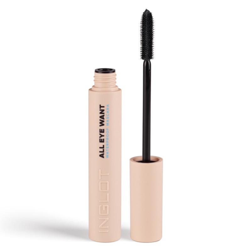 Туш для вій водостійка Inglot all eye want waterproof mascara