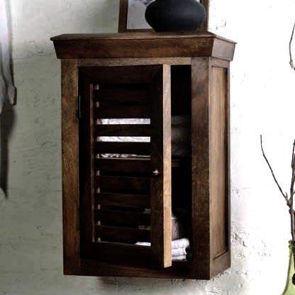 Шкаф настенный из дерева Пагала Капучино (ШФН-004309) Шкаф настенный из дерева Пагала Капучино (ШФН-004309)