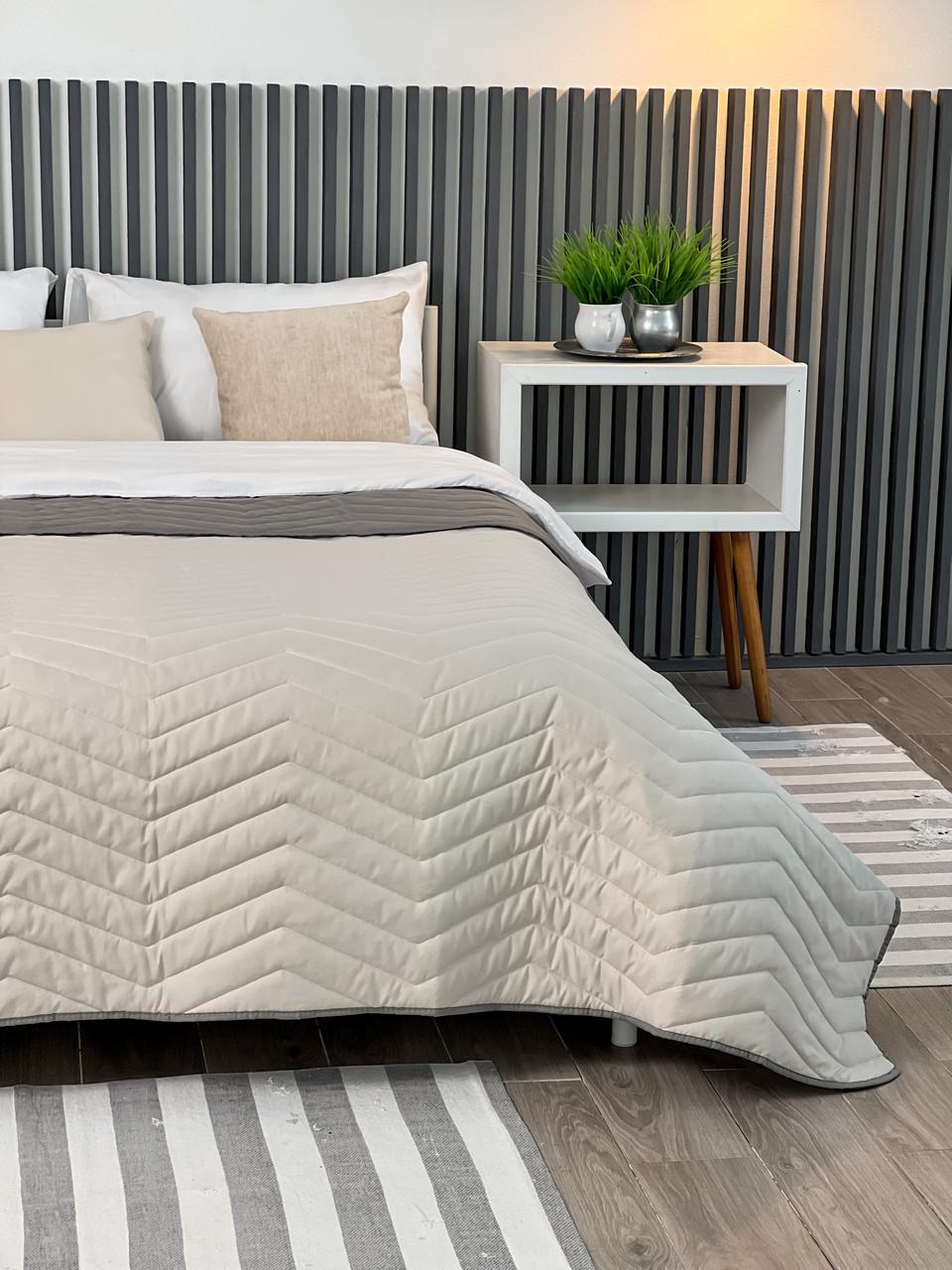 Покривало Double face zigzag Rainy Day Elephant Skin 180х215 см (2665118817) - фото 3