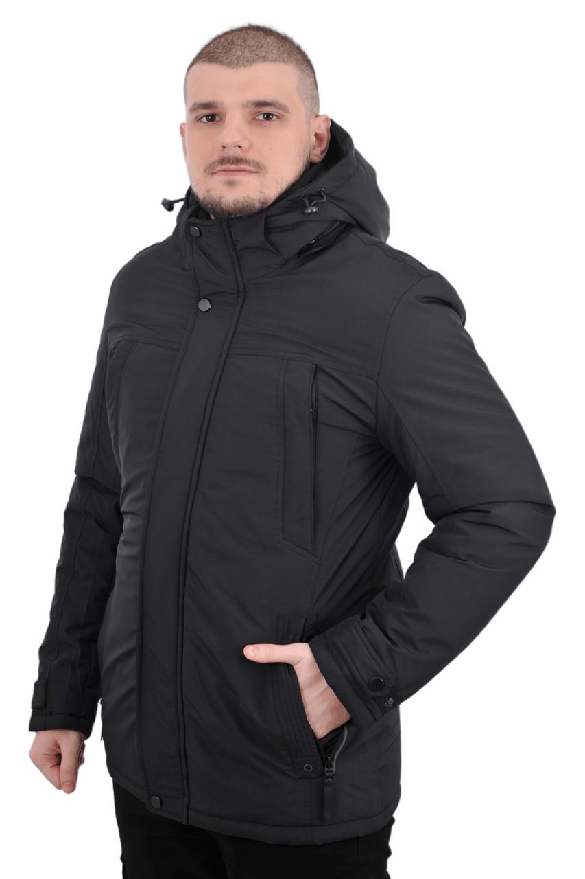 Куртка зимова чоловіча RZZ 22-201 Чорний (22-201_43_56) - фото 3 Куртка зимова чоловіча RZZ 22-201 Чорний (22-201_43_56) - фото 3