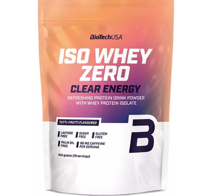 Протеин BioTechUSA Iso Whey Zero Clear Energy 454 г 18 порций Tutti-frutti