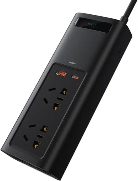 Інвертор Baseus In-car Inverter автомобільний 150 W (220V CN/EU) - фото 2 Інвертор Baseus In-car Inverter автомобільний 150 W (220V CN/EU) - фото 2