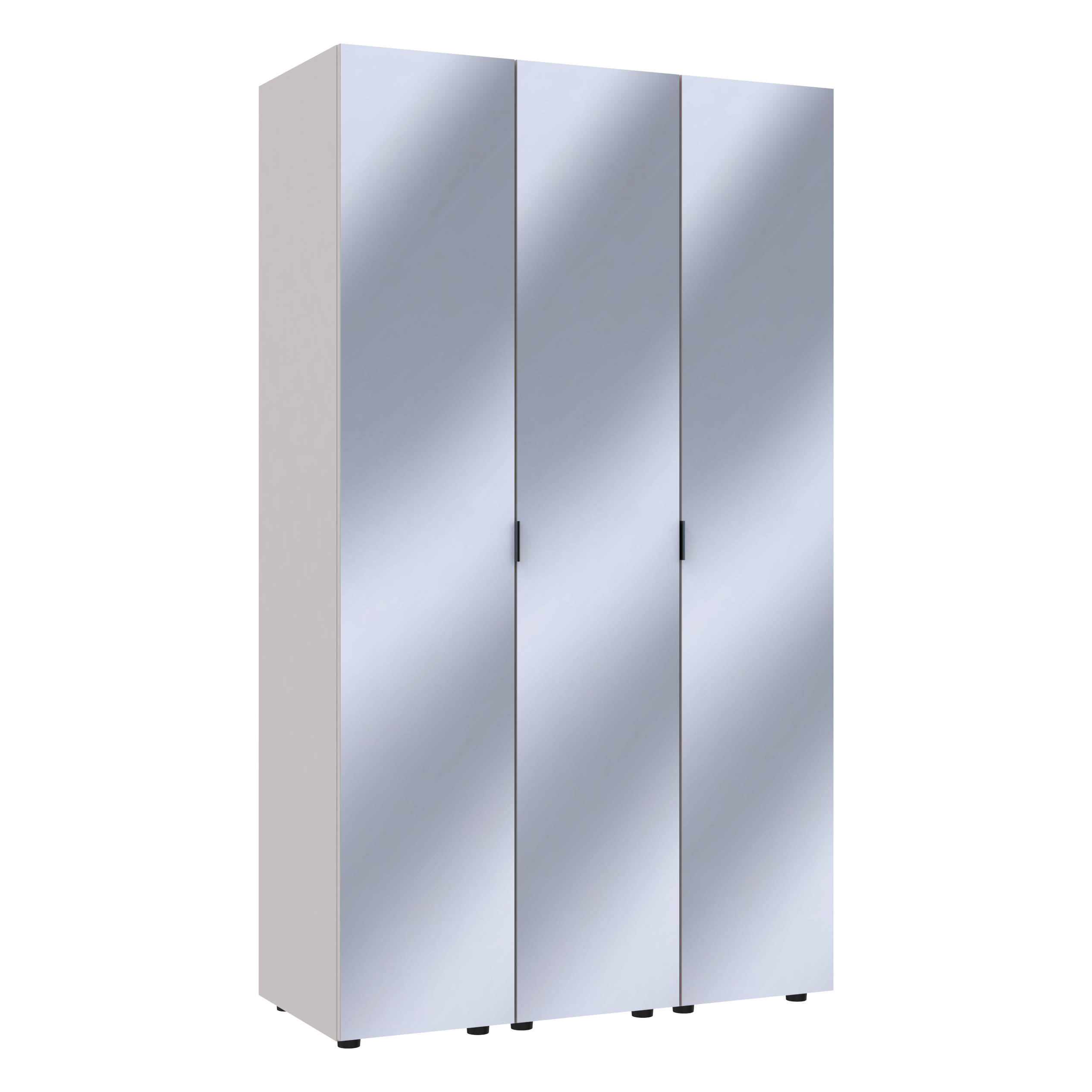 Шафа-пенал для одягу Doros Гелар-3 117х49,5х203,4 см 3 Дзеркала/Кашемір (DRS-011262) - фото 6 Шафа-пенал для одягу Doros Гелар-3 117х49,5х203,4 см 3 Дзеркала/Кашемір (DRS-011262) - фото 6