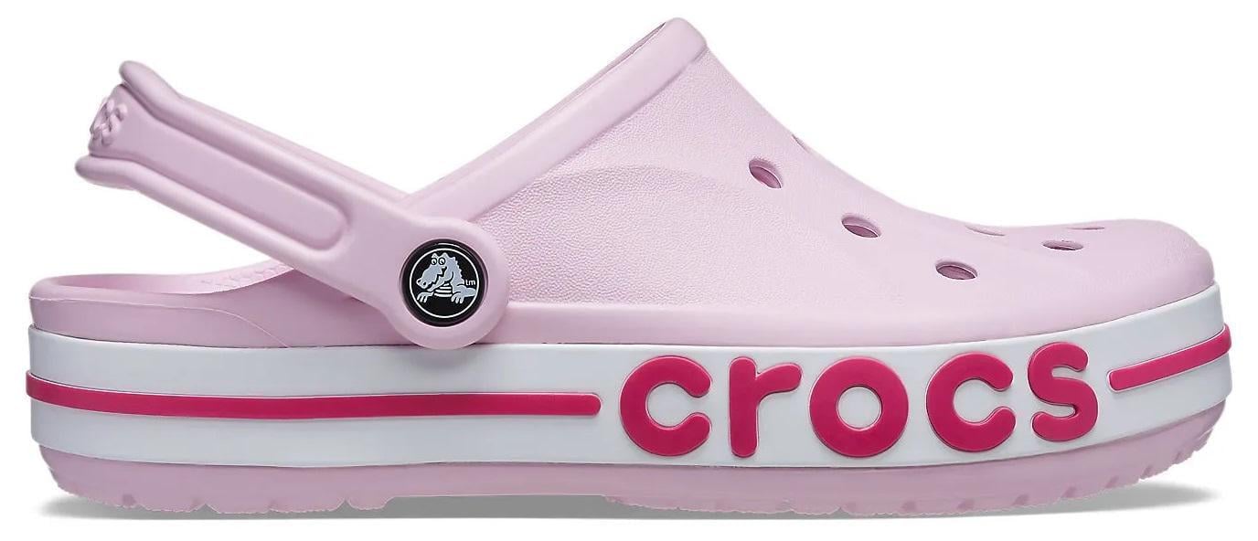 Сабо Crocs Bayaband Clog M8W10 р. 40 26 см Ballerina Pink/Candy Pink (205089-W)