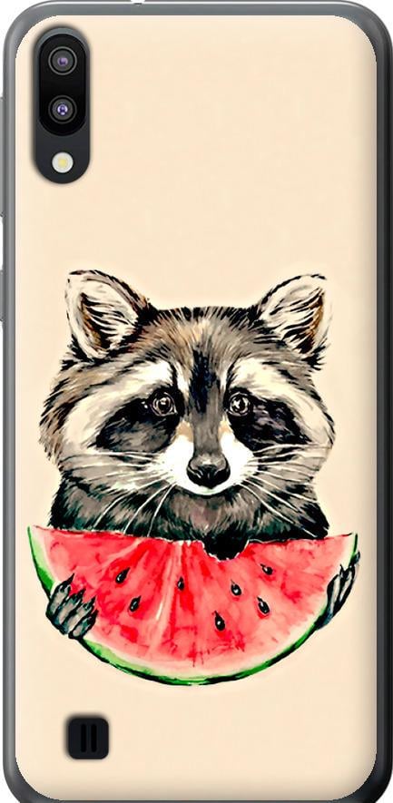 Чехол на Samsung Galaxy M10 Енотик с арбузом (4605u-1661-42517) Чехол на Samsung Galaxy M10 Енотик с арбузом (4605u-1661-42517)
