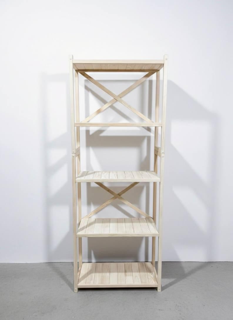 Стелаж дерев'яний Massiv Betta 5 полиць 1580x600x300 мм (31237222)