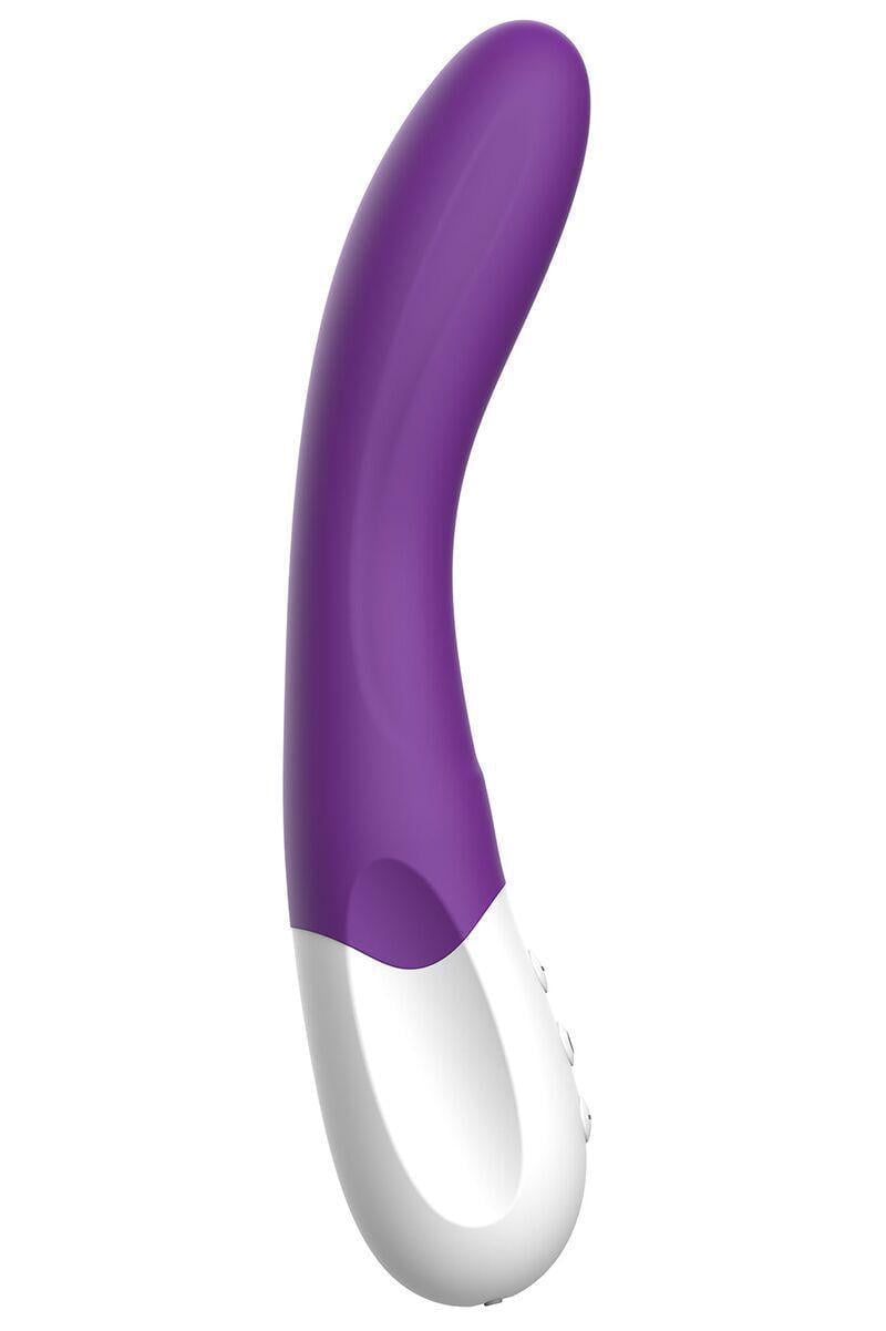 Вибратор точки G Liebe Bend It Rechargeable 10 режимов/очень мощный/гибкий ствол Purple (SX1598)