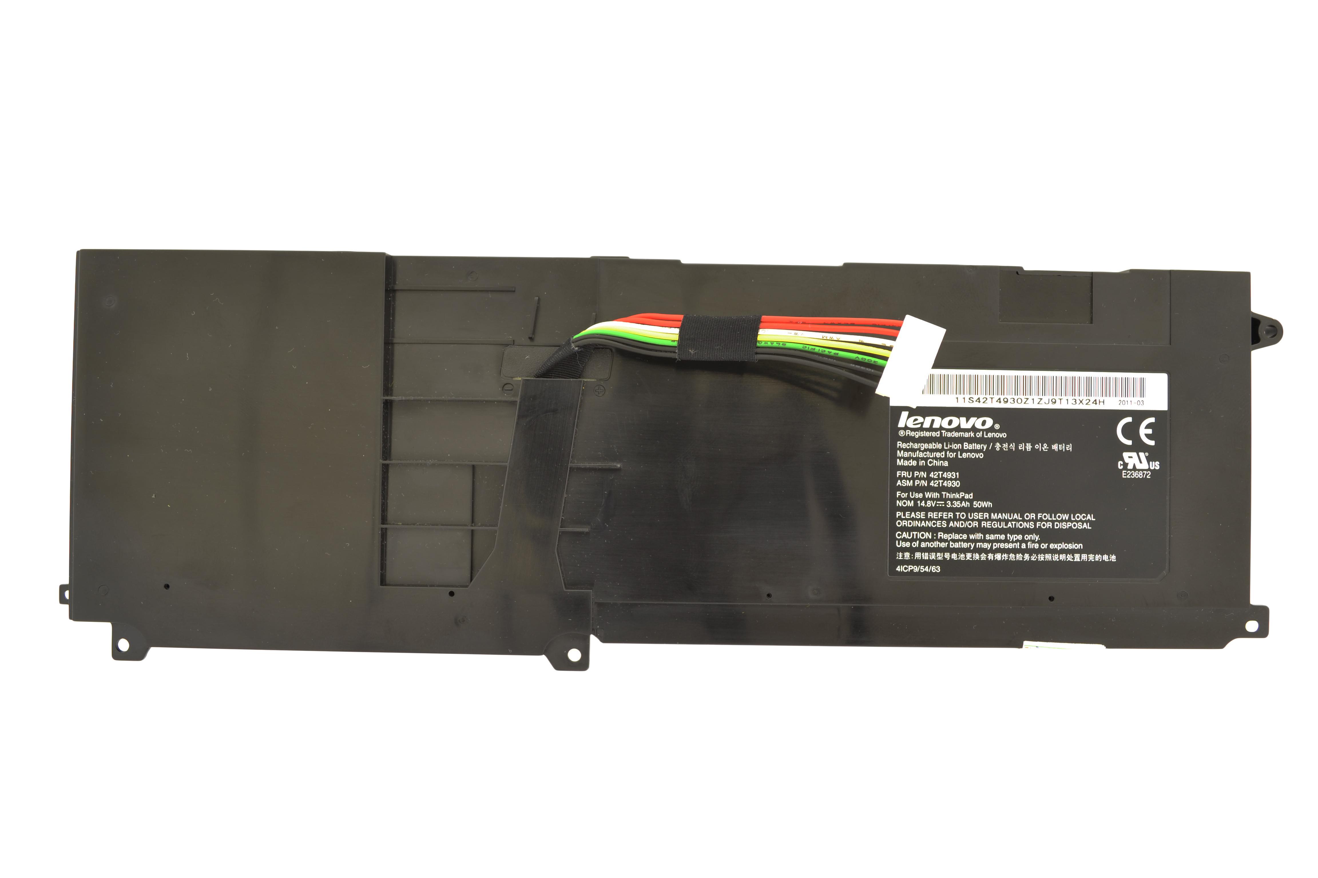 Аккумулятор для ноутбука Lenovo-IBM 42T4928 ThinkPad Edge-E220S 14,8 V 3350 mAh (019708)