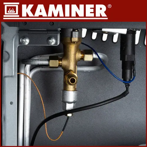 Газовый обогреватель печь Kaminer Slim 4,2 кВт керамический с редуктором и шлангом до 60 кв. м (2982695412) - фото 6