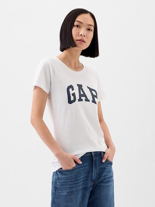 Футболка женская GAP Logo XXL Белый (2619376290)