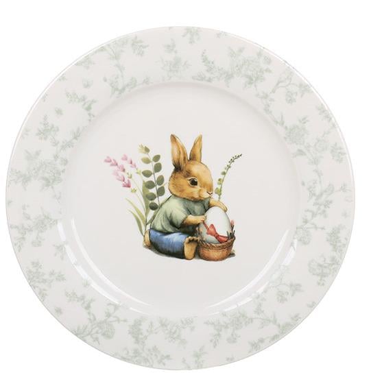 Тарелка фарфоровая Floral Green K203 19 см