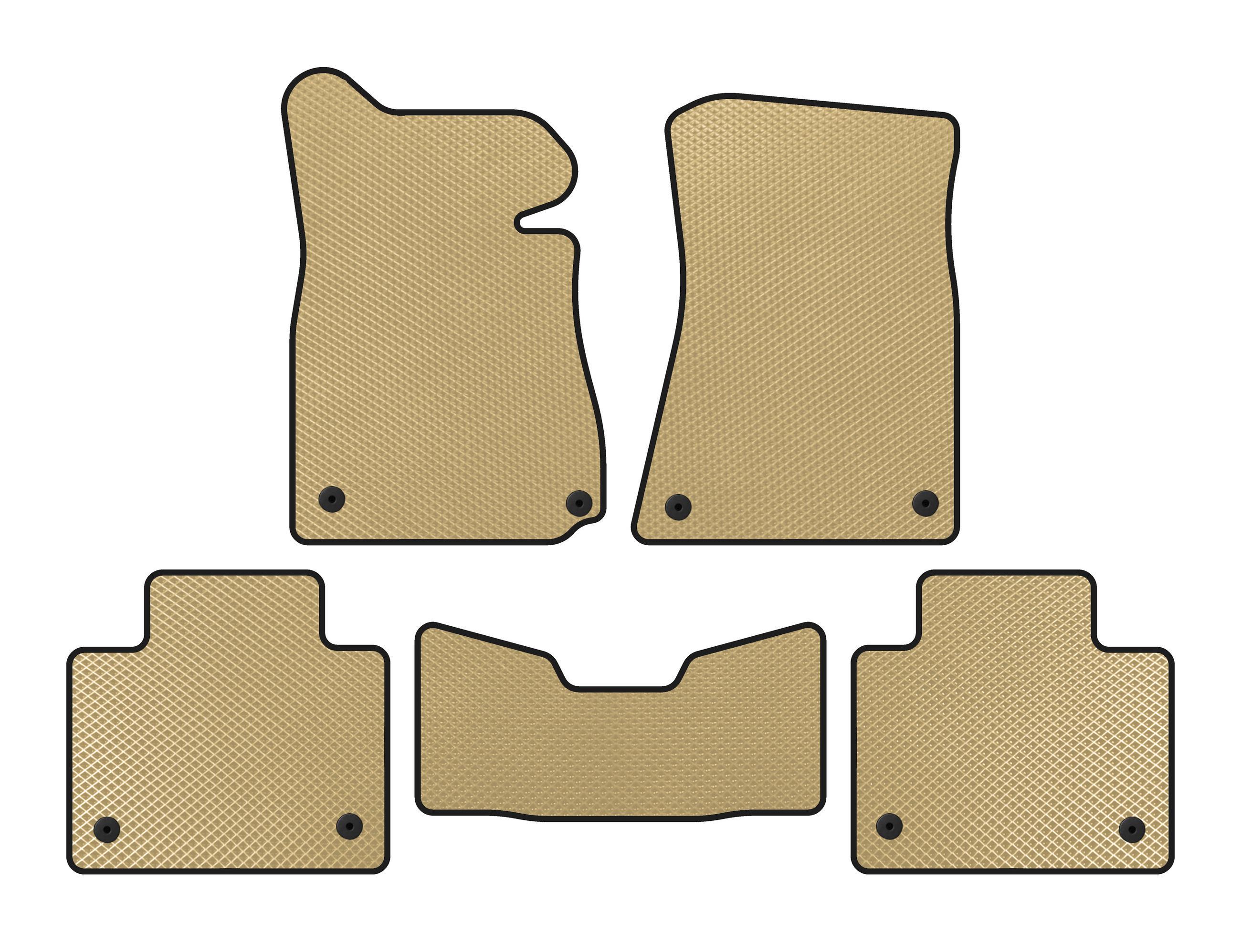 Коврики EVA Digital Designs для Lexus GS 2011-2020 гг. Бежевый (138804)
