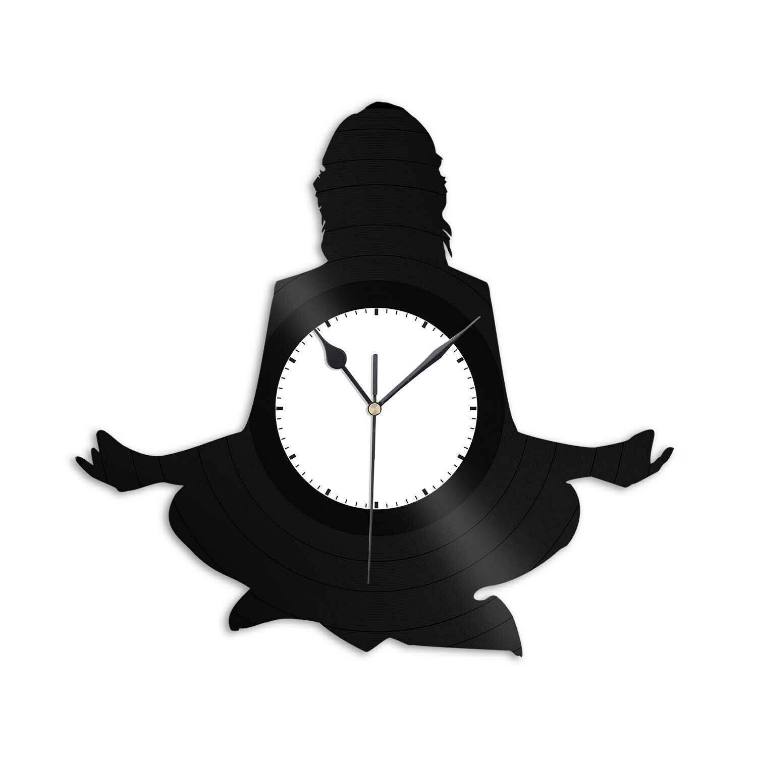 Часы настенные Медитация 1836 из виниловой пластинки