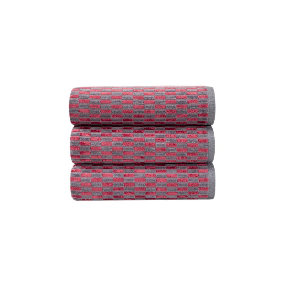 Полотенце Tac Mila 500 г/кв. м 50x90 см Бордовый (3133) - фото 2 Полотенце Tac Mila 500 г/кв. м 50x90 см Бордовый (3133) - фото 2