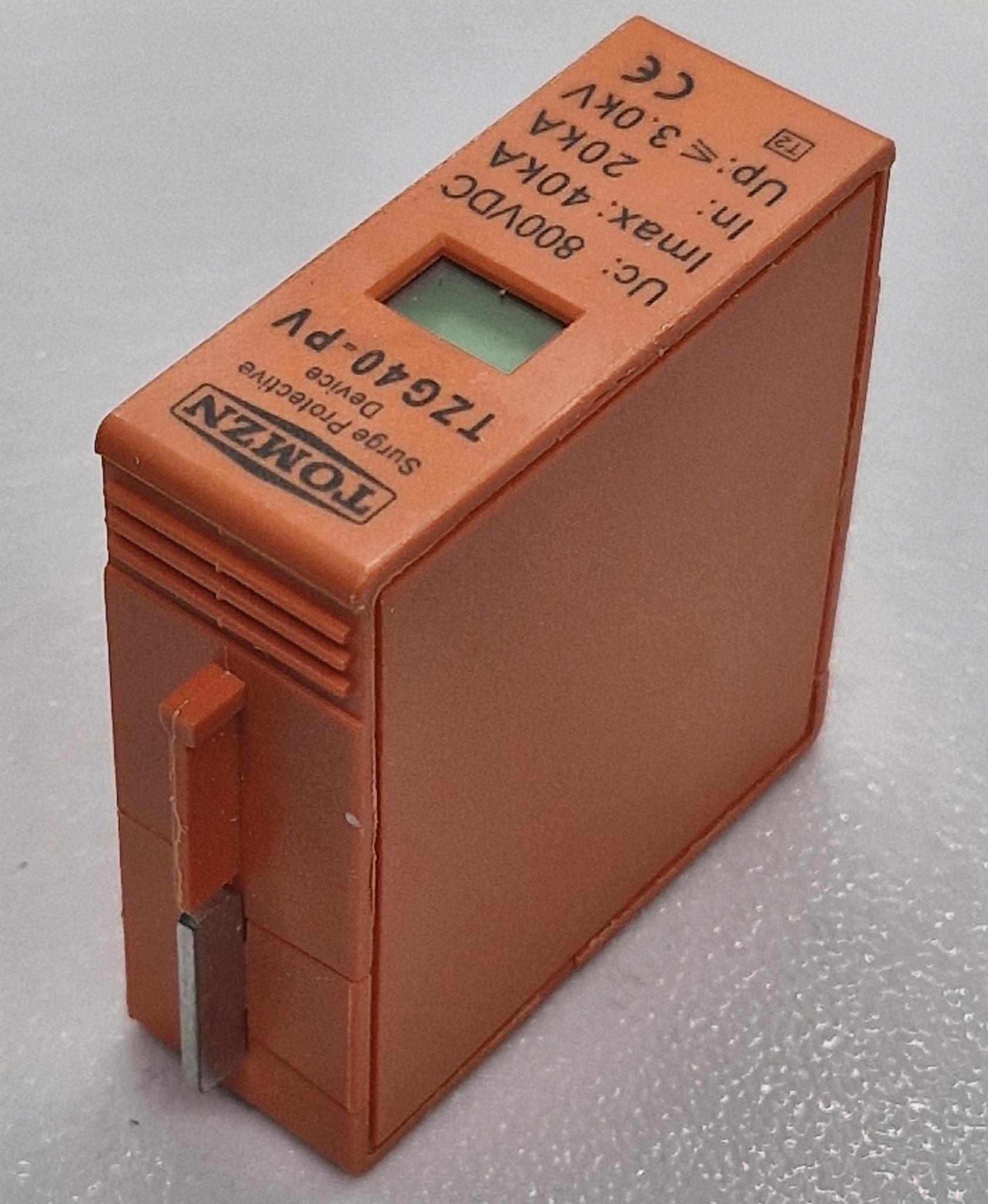 Вставка-вкладиш ПЗІП 800V DC TOMZN TZG40-PV 20-40KA блискавкозахист розрядник ПЗІП для сонячних панелей PV SPD постійного струму УЗІП - фото 7 Вставка-вкладиш ПЗІП 800V DC TOMZN TZG40-PV 20-40KA блискавкозахист розрядник ПЗІП для сонячних панелей PV SPD постійного струму УЗІП - фото 7