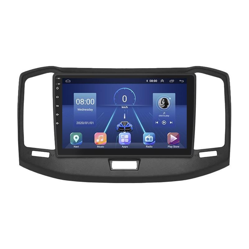 Автомагнитола штатная Lesko для Chery Bonus A13 2011-2014 10" 6/128Gb 4G Wi-Fi GPS Top MOB
