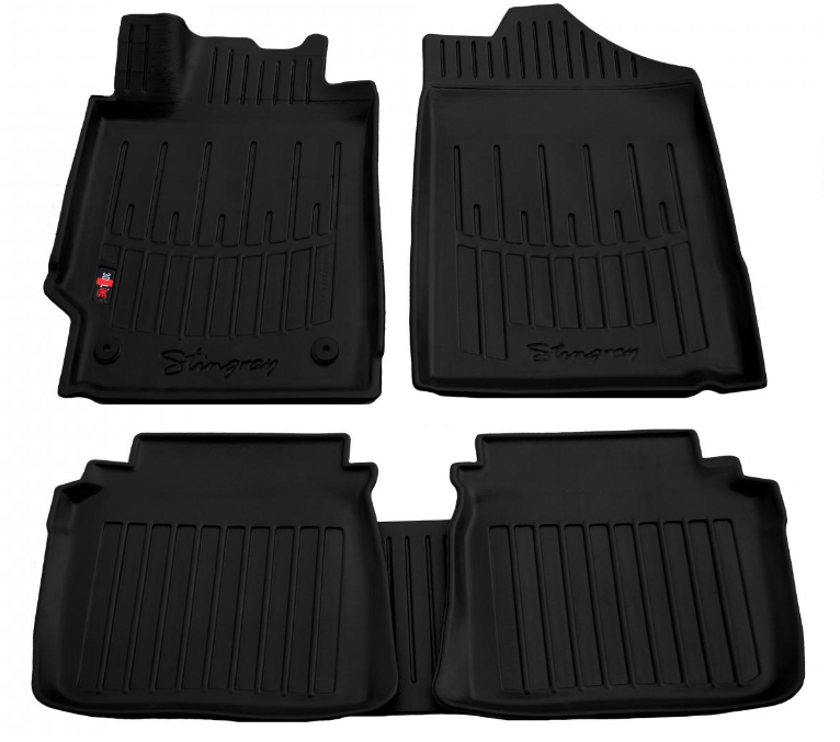 Коврики резиновые Stingray для Toyota Camry XV40 2006-2011 с бортом ТЭП 5 шт. (5022015)
