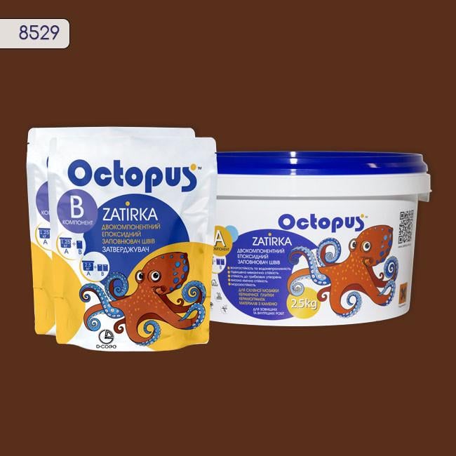 Затирка для плитки Octopus Zatirka 8529 эпоксидная 2,5 кг