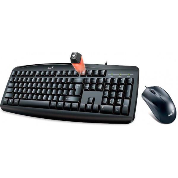 Комплект (клавиатура и мышь) Genius Smart KM-200 Black Ukr (31330003410)