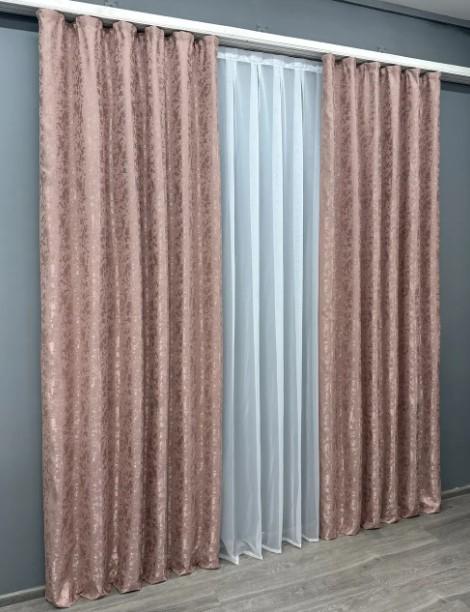 Ткань для штор Pavliani VO лен Пудровый (1716ш) - фото 5