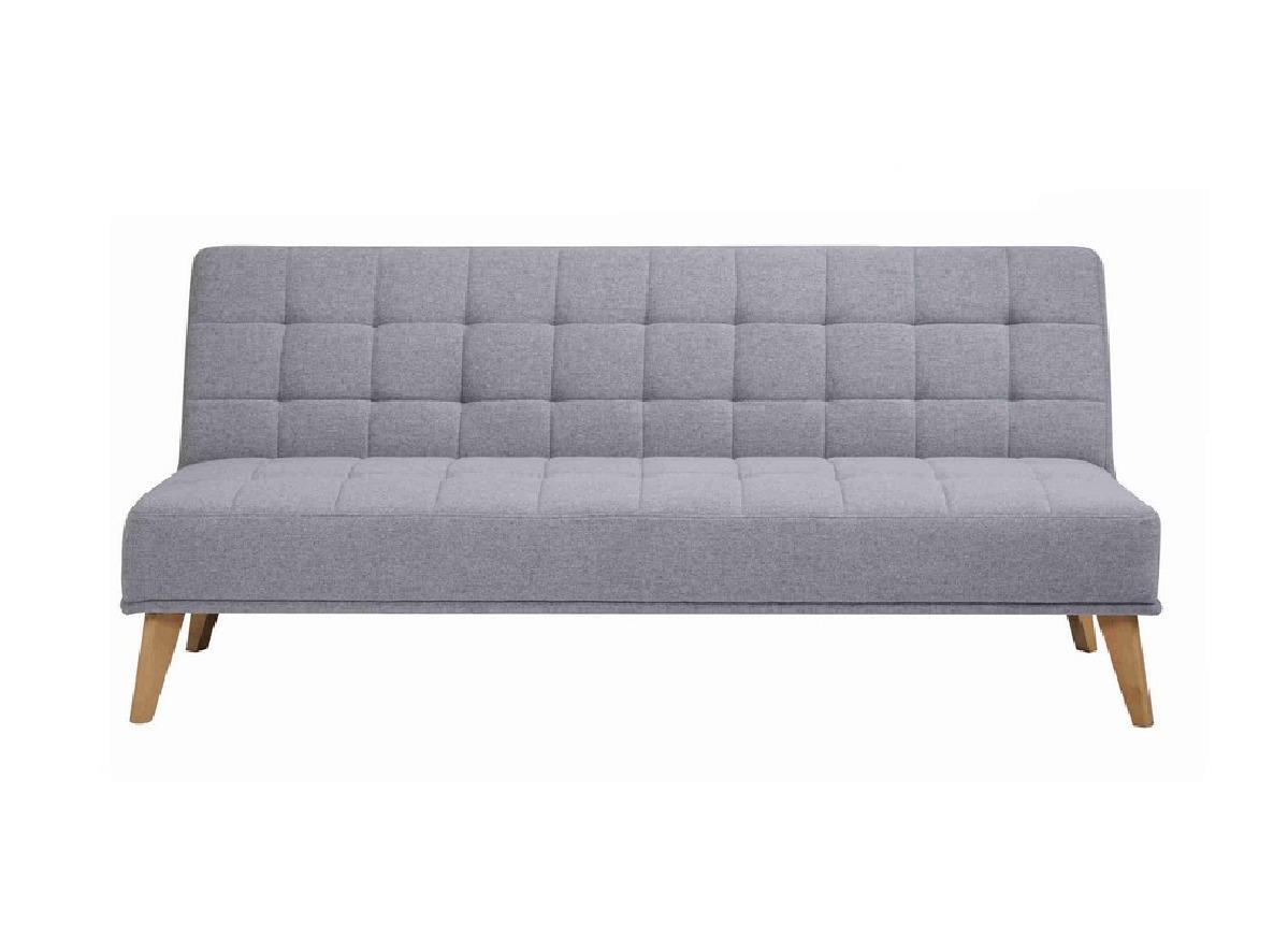 Диван-софа розкладний для кабінету, вітальні, офісу Vetro Mebel Клер 1790х820х810 дерево/тканина колір натуральний/світло-сірий - фото 2 Диван-софа розкладний для кабінету, вітальні, офісу Vetro Mebel Клер 1790х820х810 дерево/тканина колір натуральний/світло-сірий - фото 2