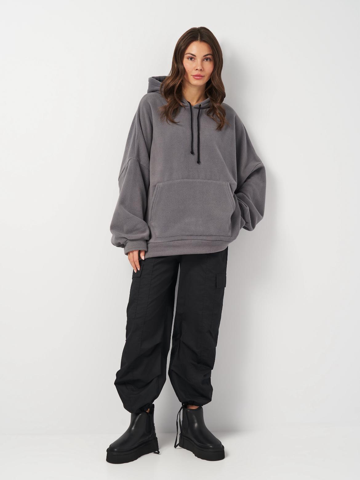Толстовка на флисе Купер женская р. 46 Серый (2119329532) - фото 2 Толстовка на флисе Купер женская р. 46 Серый (2119329532) - фото 2