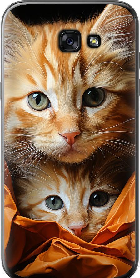 Чехол на Samsung Galaxy A7 (2017) Котики 2 (5664t-445-42517)