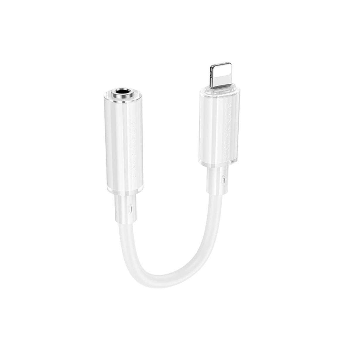 Переходник Borofone BV22 iP Lightning to 3,5 мм 15 см White (25441858) Переходник Borofone BV22 iP Lightning to 3,5 мм 15 см White (25441858)