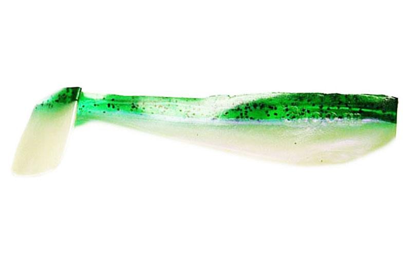 Силиконовый виброхвост Fox Gloom №061 10 см Green/Silver/Perlamutr (260305)