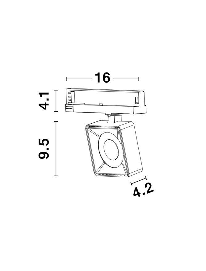 Прожектор трековий Nova Luce Roler (9011871) - фото 5 Прожектор трековий Nova Luce Roler (9011871) - фото 5