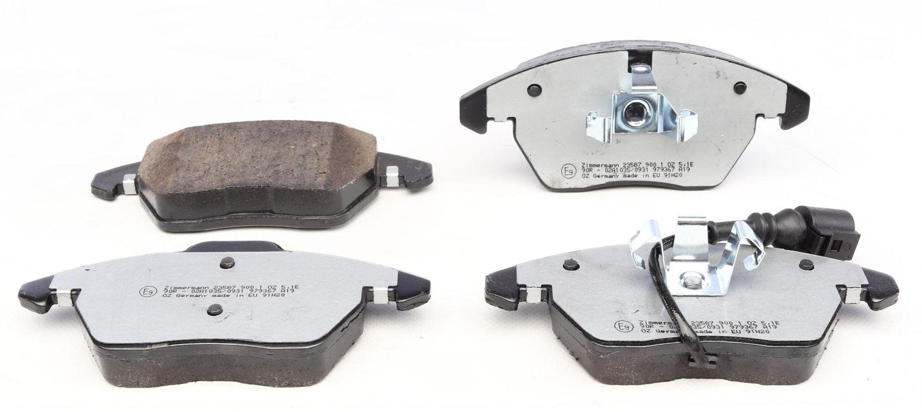 Колодки тормозные передние ZI мм ERMANN 23587.900.1 VW Caddy 03-15 с датчиком Ate-Teves с низким продуцированием пыли Колодки тормозные передние ZI мм ERMANN 23587.900.1 VW Caddy 03-15 с датчиком Ate-Teves с низким продуцированием пыли