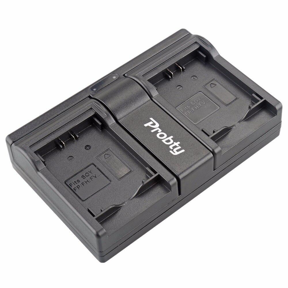 Зарядное Probty USB для 2-х Sony NP-FH100/FH70/FH50/FH40/NP-FV100/FV70/FV50/NP-FP90/FP70/FP50