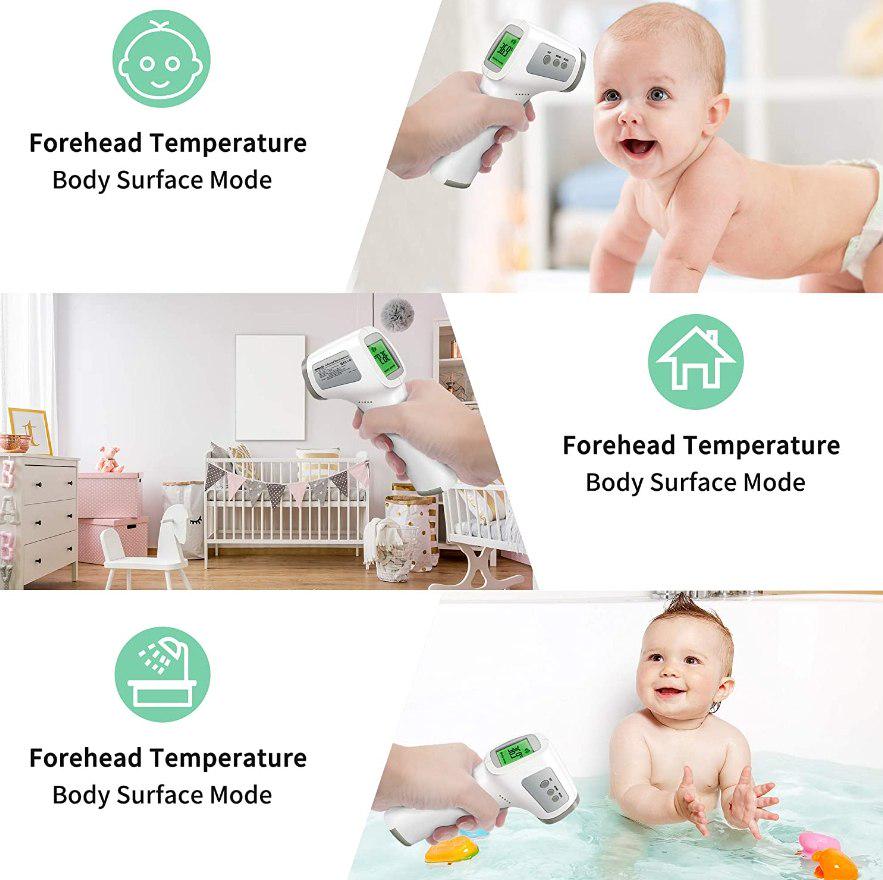 Термометр бесконтактный Non-contact 5.0 2в1 (111246) - фото 3